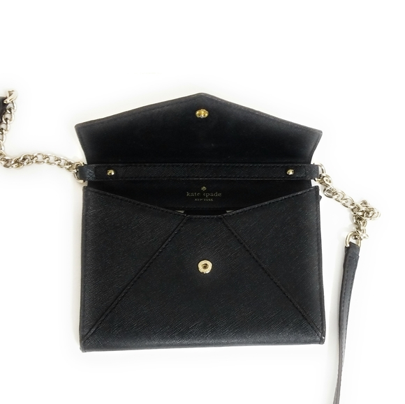 Kate Spade New York Cedar Street Monday Envelope Crossbody Shoulder Bag in Black - Picture 5 of 8